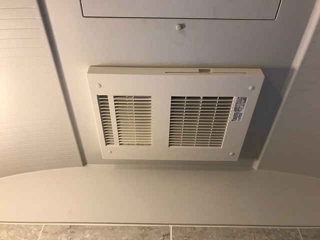 浴室暖房換気乾燥機の交換